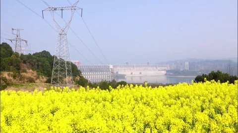 China: Three Gorges Dam Video stock 330109828