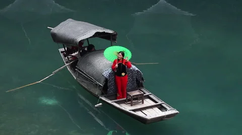 CHINA THREE GORGES YANGTZE RIVER BEAUTIFUL Stock Footage 49442006