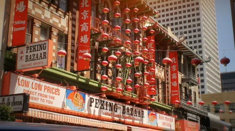China Town Building Stock Footage 724374