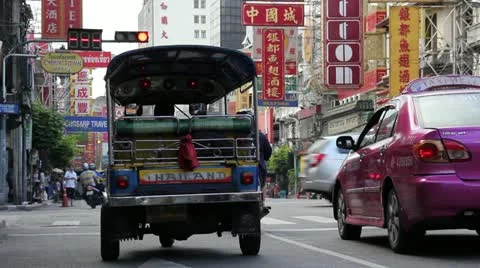 China Town flood Stock Footage 20609245