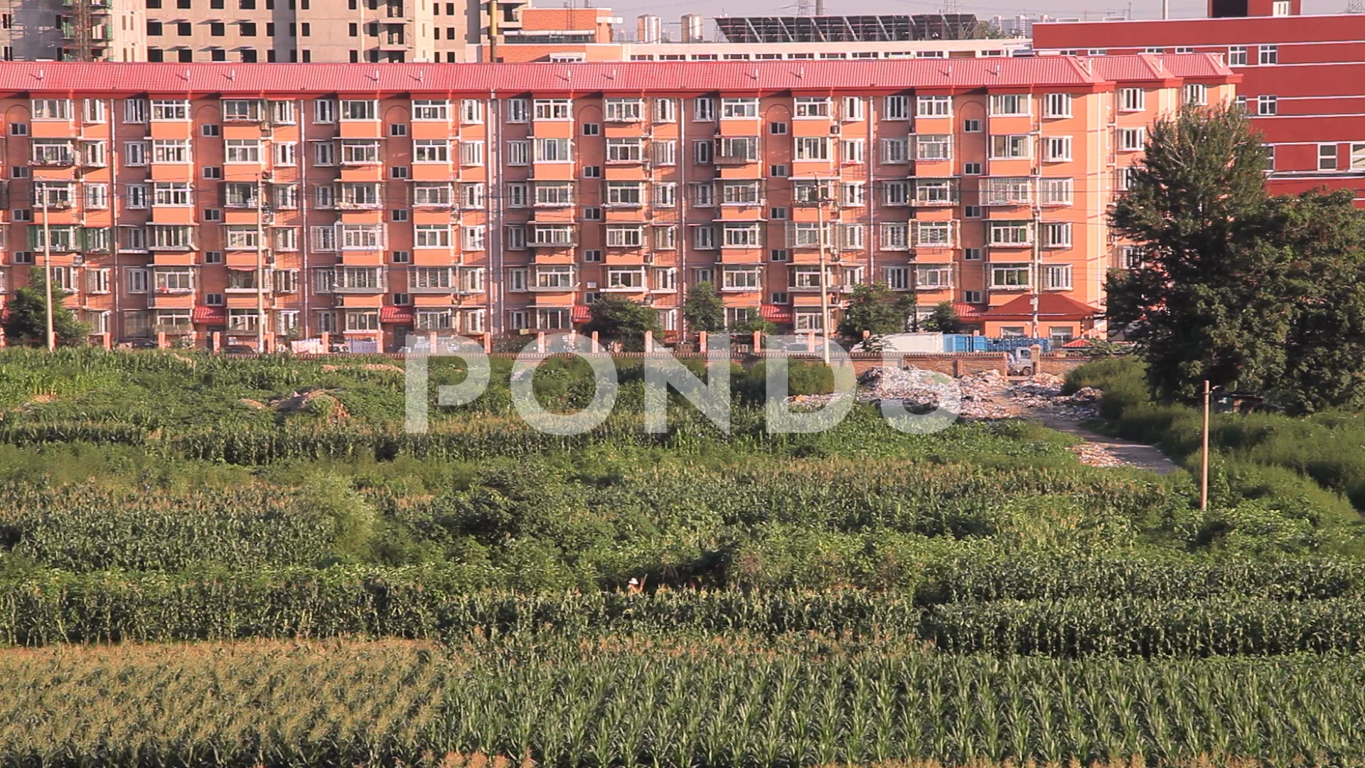 China Urbanization City Vs Village Stock Video Pond5