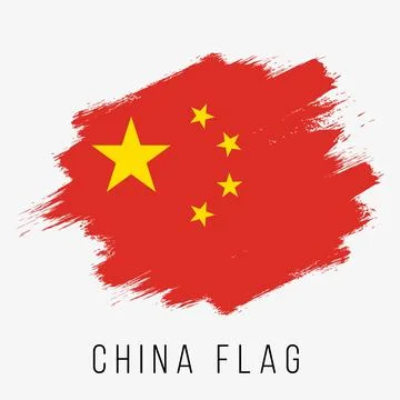 China Vector Flag. China Flag for Independence Day Stock Illustration