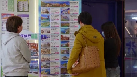 China: Visa-free access fuels growing Chinese tourist interest in Turkey... Stock Footage 327656332