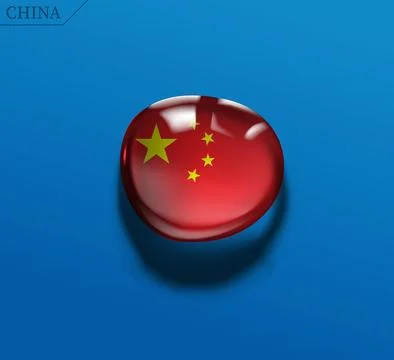 China water drop Stock Illustration