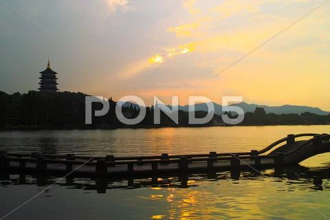 China west lake Stock Photos