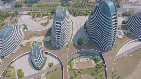 China Wuhan Economic Development Zone Junshan New City Stock Footage 292611959