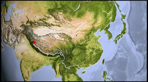 China, zooming into large view Stock Footage 10891592