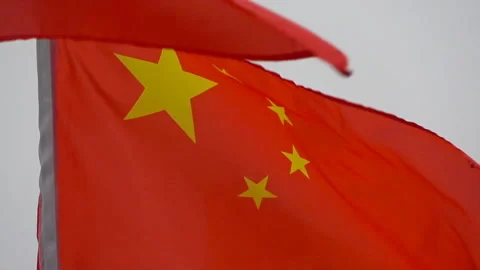 ChinaFlag1 스톡 동영상 139605418