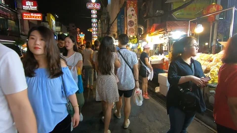 Chinatown of Bangkok Video stock 107272285