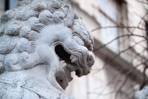 Chinatown lion Stock Photos