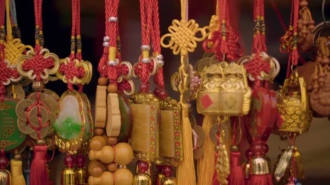 Chinatown Necklaces Stock-Footage 112243776