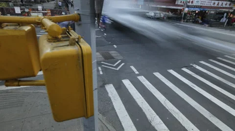 Chinatown NYC Motion Time Lapse Stock Footage 63320746