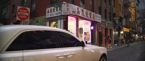 Chinatown Rolls Royce Stock Footage 116764296
