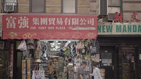 Chinatown Slow Motion 스톡 동영상 112264754