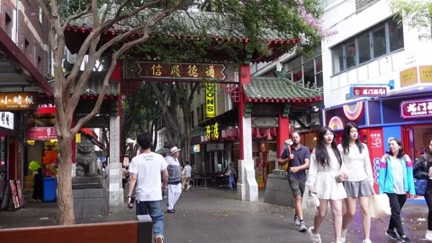 Chinatown Sydney Stock Footage 266503825