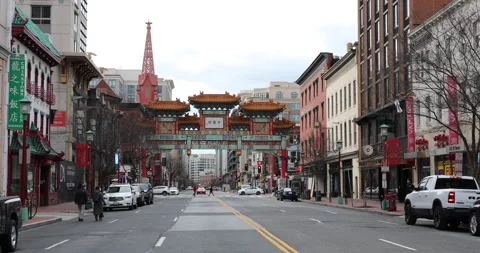 Chinatown in Washington, DC Stock Footage 146714253