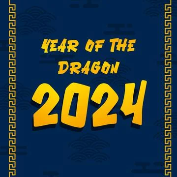 Chines Year of the Dragon Stock Illustration
