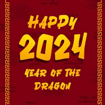 Chines Year of the Dragon Stock-Illustration