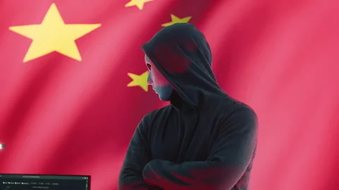 Chinese anonymous hackers group supervises criminal activity and propaganda Stock Footage 277668209