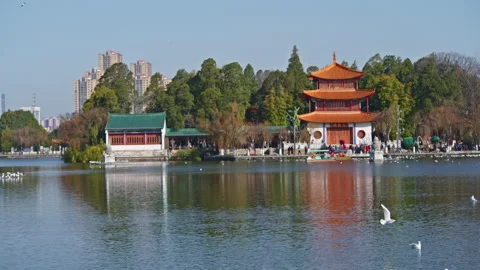 Chinese architecture Stock Footage 233895844