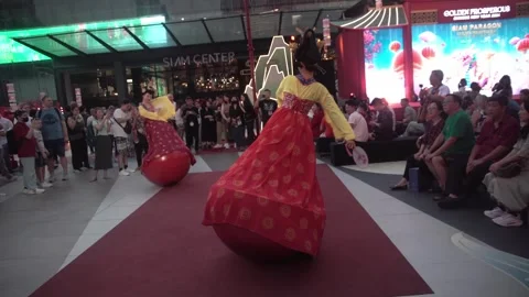 Chinese art performance during the Chinese Lunar New Year 2024. Stock Footage 293689914