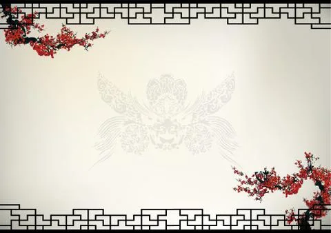 Chinese background Stock Illustration
