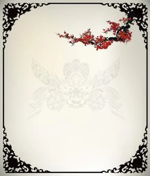 Chinese background 스톡 일러스트
