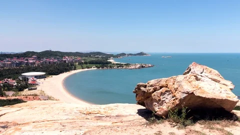 Chinese beach timelapse Stock Footage 85605201