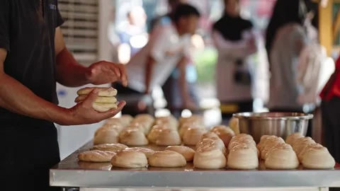 Chinese Bread 動画素材 263648046