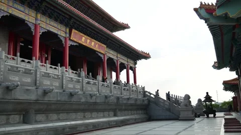 Chinese Buddhist Temple Stock Footage 289661498
