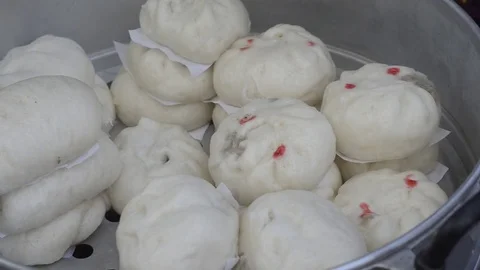 Chinese bun Stock Footage 80047588