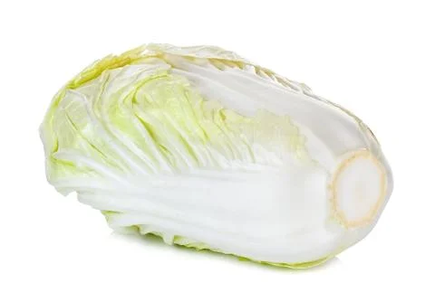 Chinese cabbage isolated on the white background Stock Photos