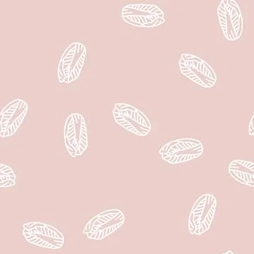 Chinese cabbage line seamless pattern Stock Illustration