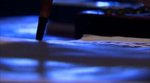 Chinese calligraphy Video stock 57321609