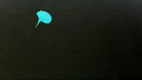 Chinese calligraphy of "Luck" Stock Footage 70085158