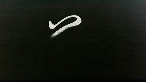 Chinese calligraphy of "Rice" Stock Footage 70085509
