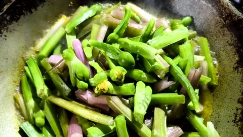 Chinese celery curry Stock Footage 321384922