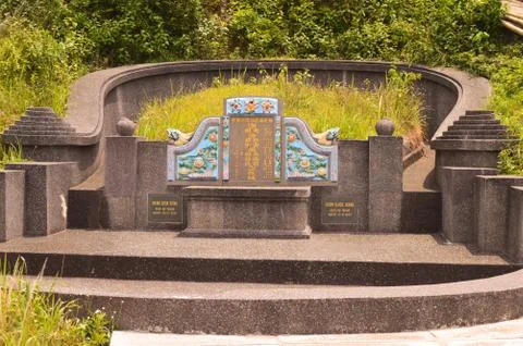 Chinese cemetery in Central Java, Indonesia Stock-Fotos