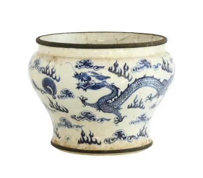 Chinese ceramic pot Stock Photos