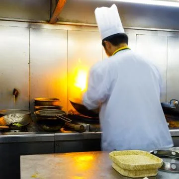 Chinese chef Stock Photos