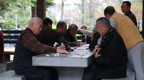 Chinese Chess Stock Footage 34513307