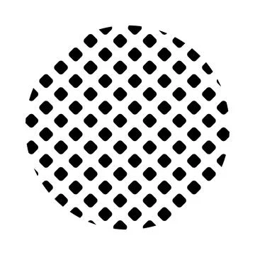 Chinese Circle With Asian Pattern Square Stamping Stockillustratie