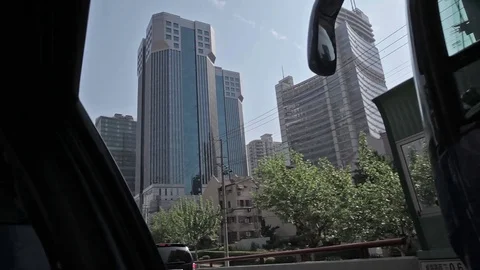 Chinese city of Shanghai. Stock Footage 83746049