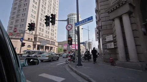 Chinese city of Shanghai. Stock Footage 83750833