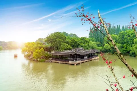 Chinese classical garden Stock Photos