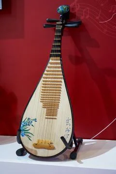 Chinese classical traditional stringed instruments Stock Photos