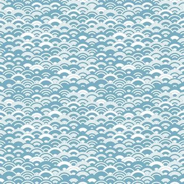 Chinese cloud or river seamless pattern vector. Traditional Asian background  스톡 일러스트