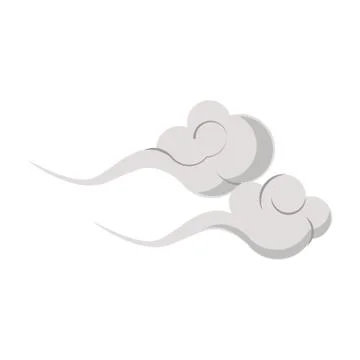 Chinese clouds design Stock Illustration