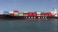 Chinese Container Ship HD Footage