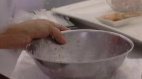 Chinese Cooking - Making Shrimp Paste Stock Footage 25828364